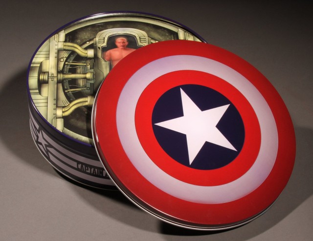 SDCC Exclusive ONE 12 Collective Captain America Collectible Tin Packaging