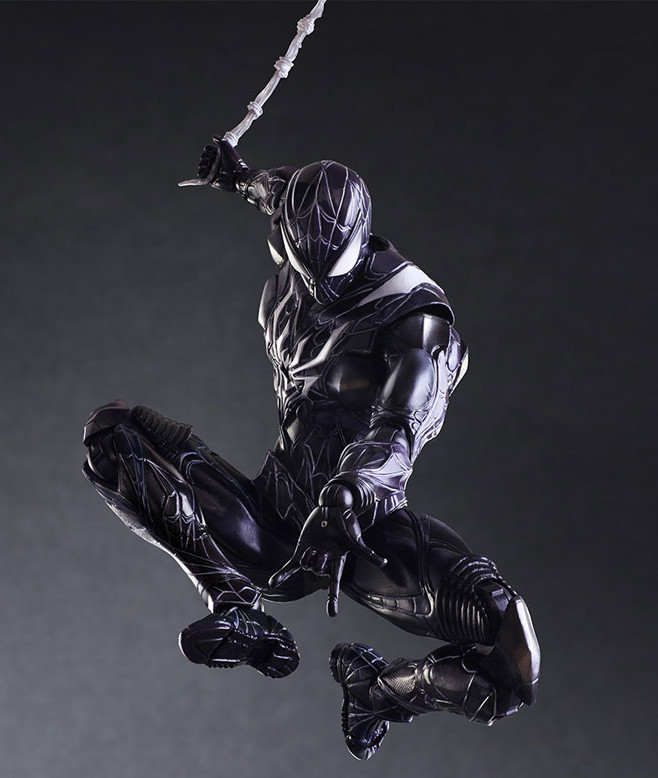 Square Enix Play Arts Kai Red ver Venom Spider Man Action Figure no box