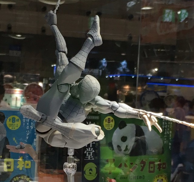 2016 Winter WonderFest Kaiyodo Revoltech Spider-Man Prototype