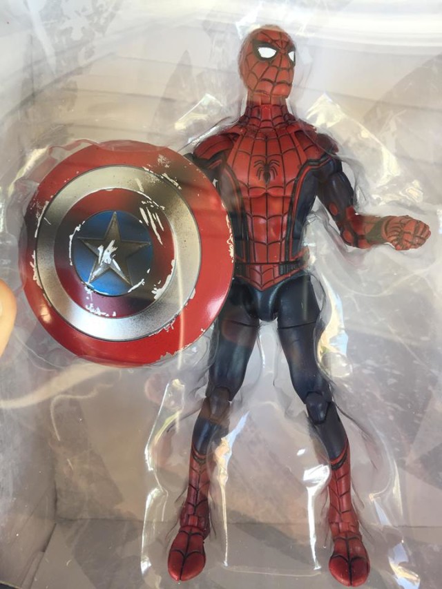 Civil War Spider-Man Marvel Legends Figure in Bubble Packaging