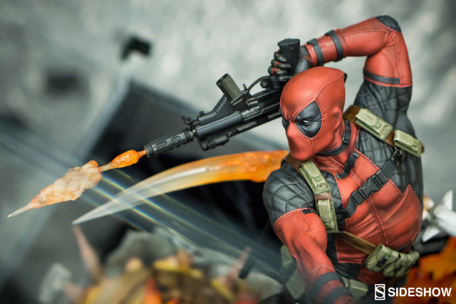 Deadpool Premium Format Statue at San Diego Comic Con 2016