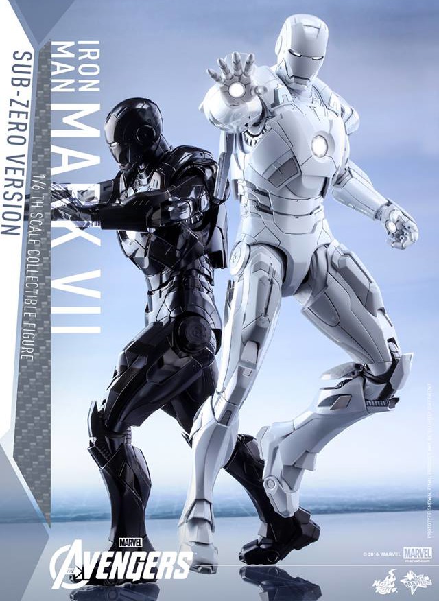 Hot Toys Exclusive Sub-Zero Iron Man Mark 7 Sixth Scale Figure