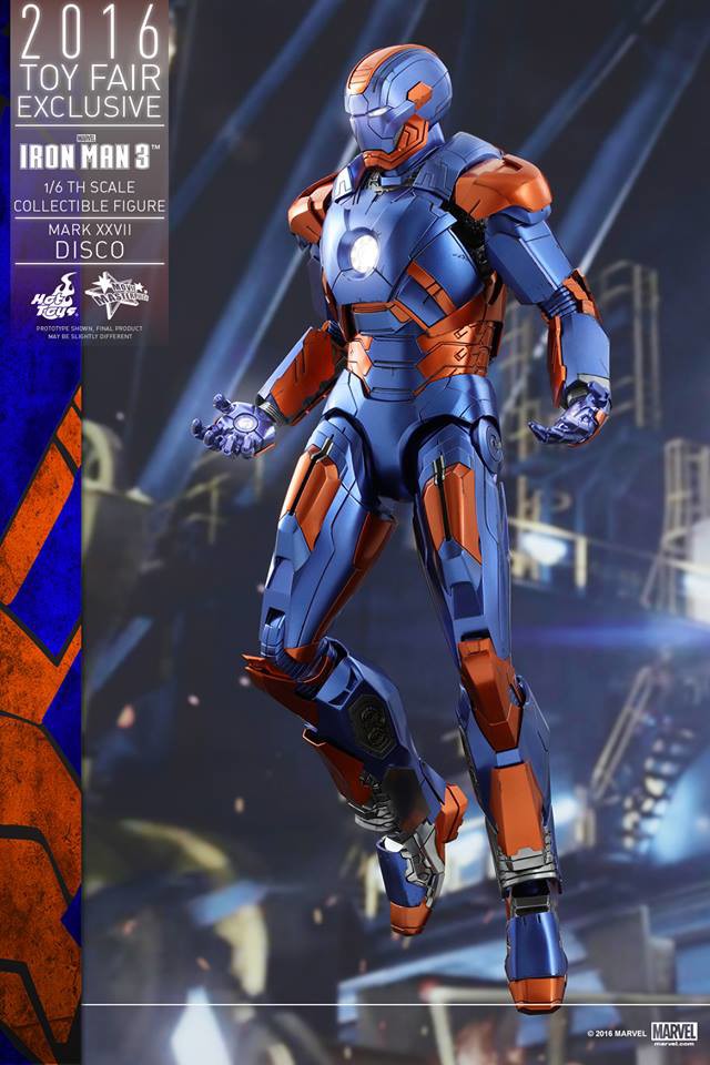 Hot Toys Iron Man Mark 27 Disco SDCC 2016 Exclusive Figure