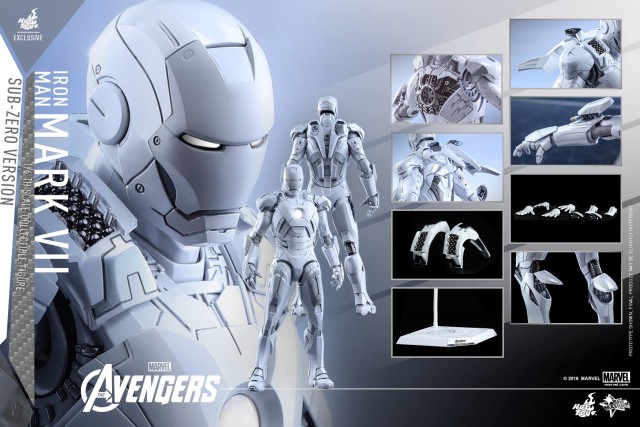 Hot Toys Sub-Zero Iron Man Figure and Accessories