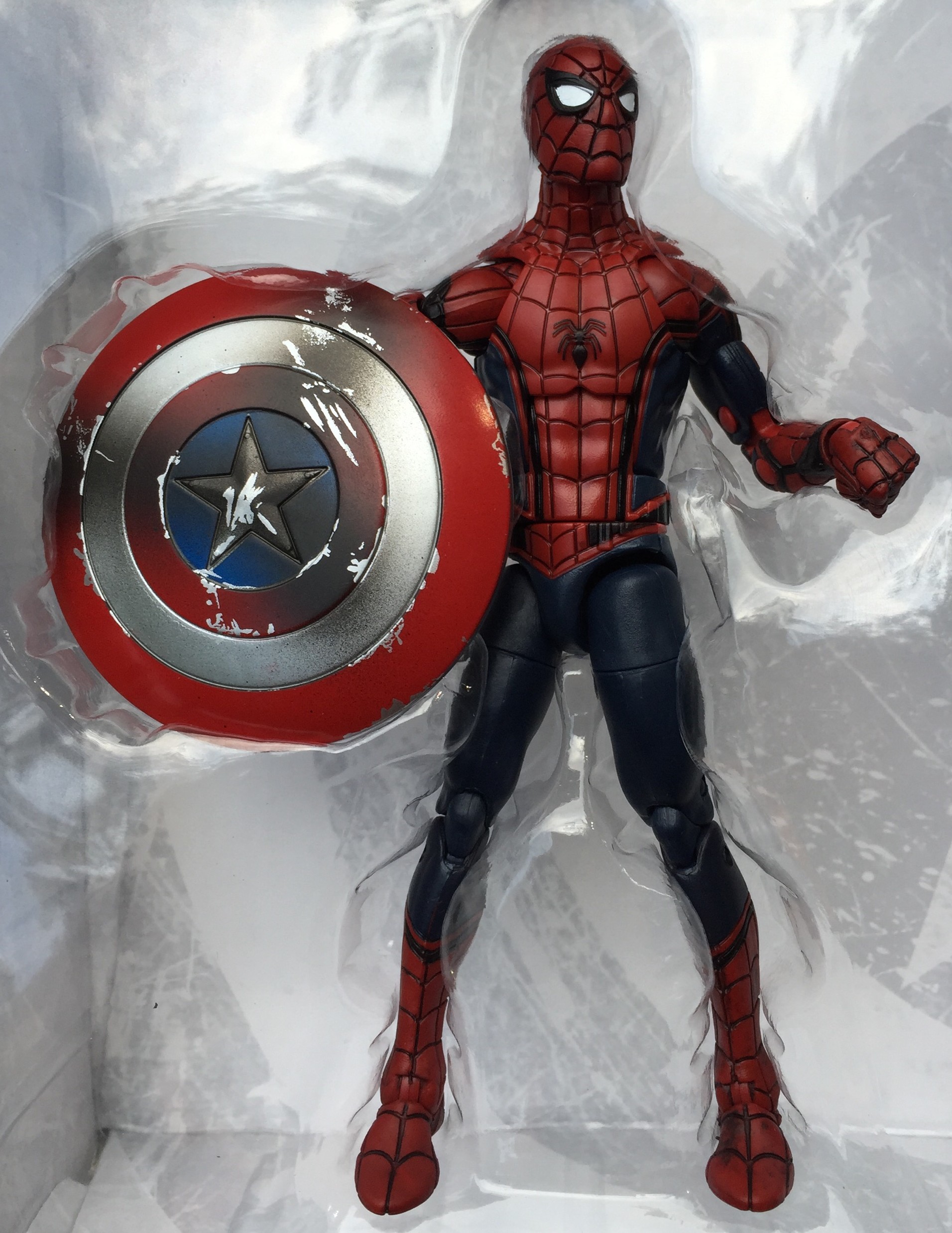 marvel legends spider man civil war