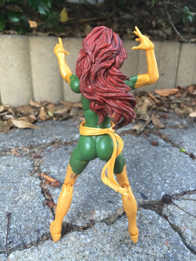 Back of Hasbro Phoenix Marvel Legends 6 Inch Figure