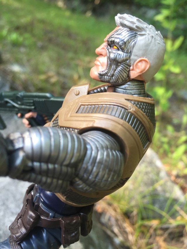 Metal Side of Cable Marvel Legends Figure's Head