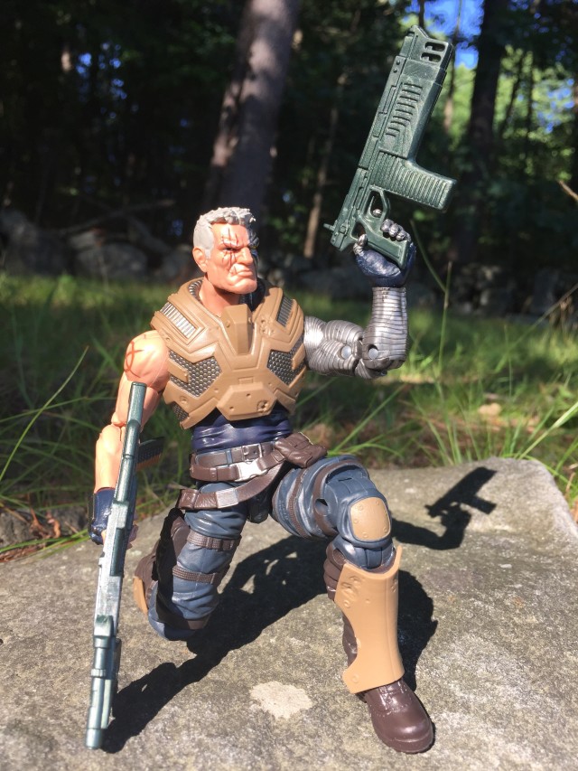 Marvel Legends Cable Six Inch Figure Crouching