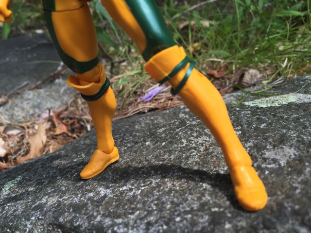 Boot Extension Kneepads on Marvel Legends Rogue Figure