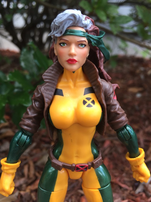 Close-Up of Hasbro Marvel Legends X-Men Rogue Figure