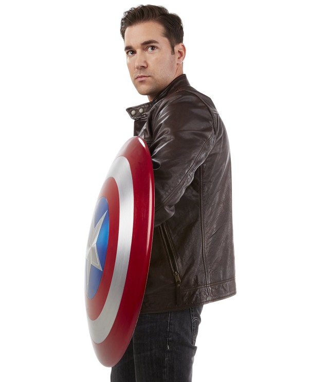 Life-Size Captain America Metal Shield Marvel Legends Toy