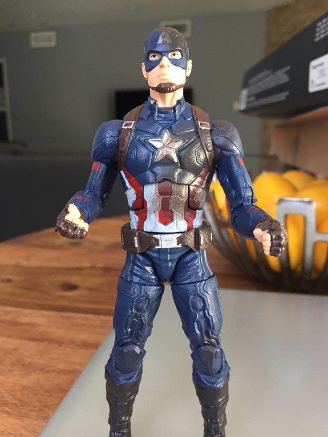 Marvel Legends Battle Damaged Captain America Figure