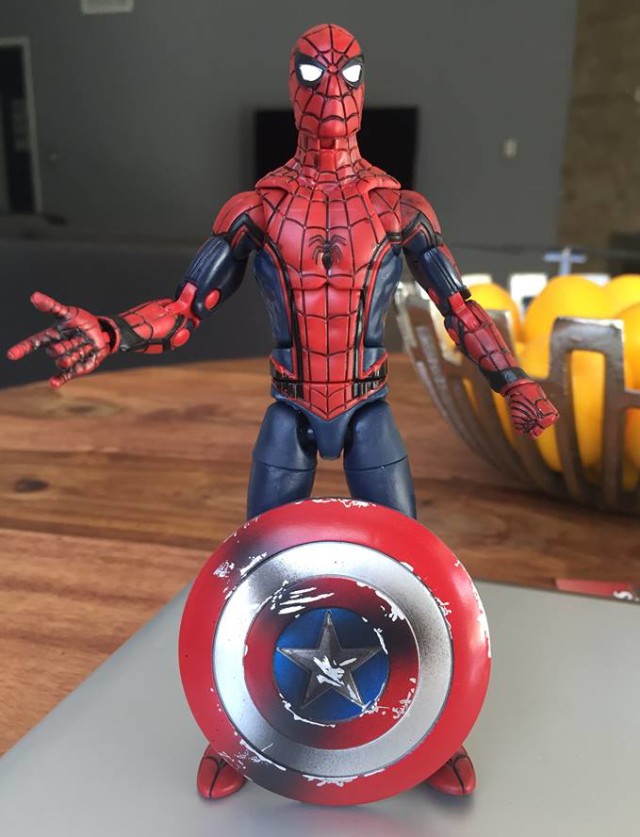 Marvel Legends Captain America Civil War Spider-Man with Shield