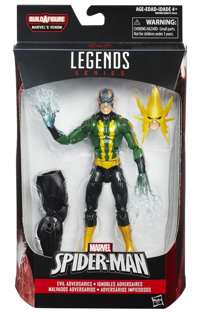 Marvel Legends Electro Figure Packaged Space Venom Series