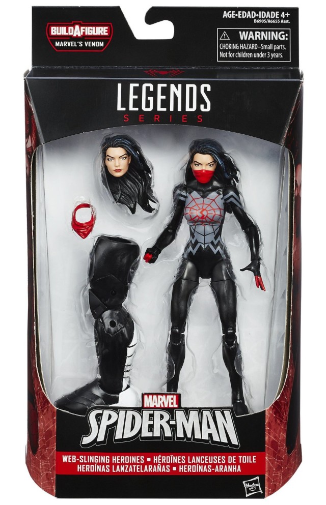 Marvel Legends Spider-Man Silk Figure Packaged