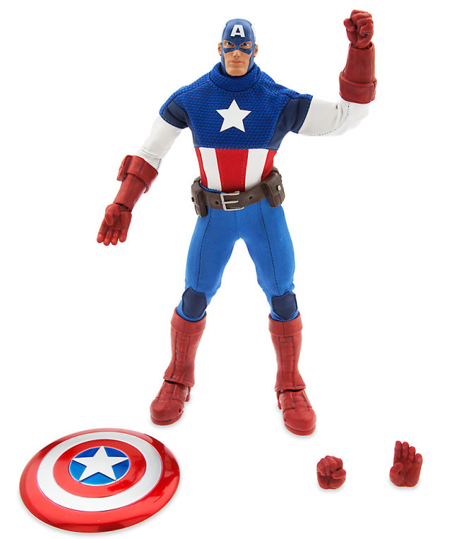 Marvel Ultimate Series Premium Figure Captain America and Accessories