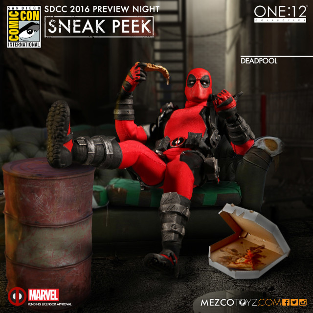 SDCC 2016 Mezco One 12 Collective Deadpool Figure Preview