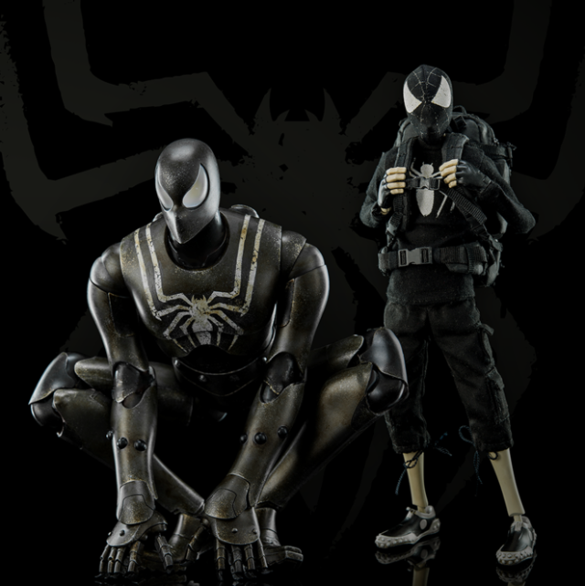 SDCC 2016 ThreeA Spider-Man Stealth Edition Figures