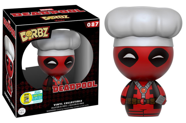 SDCC Exclusive Chef Deadpool Dorbz Figure