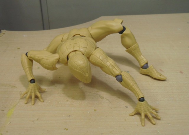 Spider-Man Revoltech Figure Crawling Pose