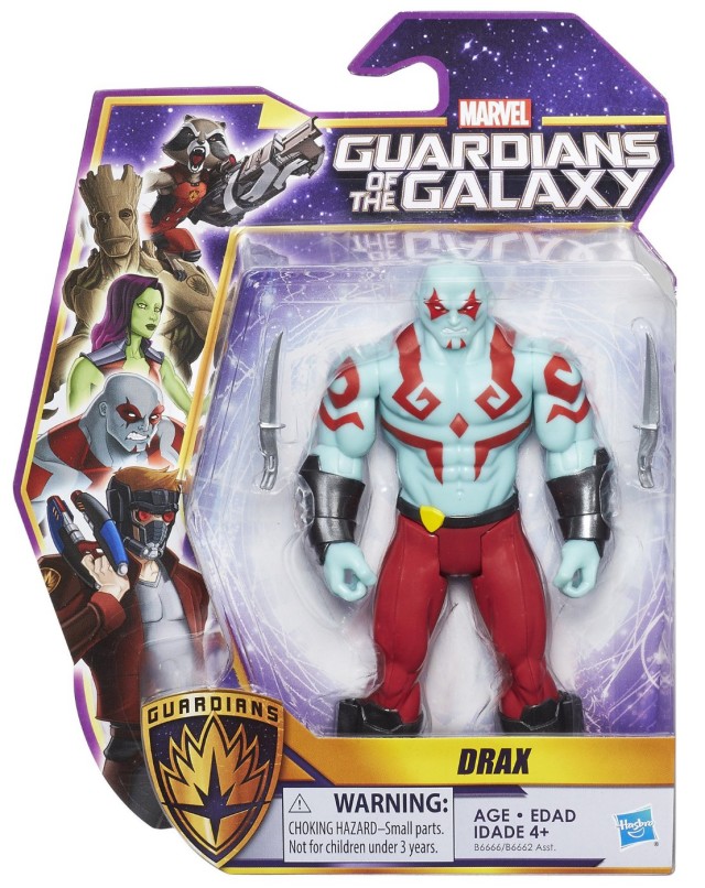 Animated Guardians of the Galaxy Drax Figure Packaged