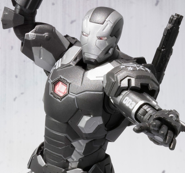 Close-Up of War Machine Mark III SH Figuarts Civil War Figure