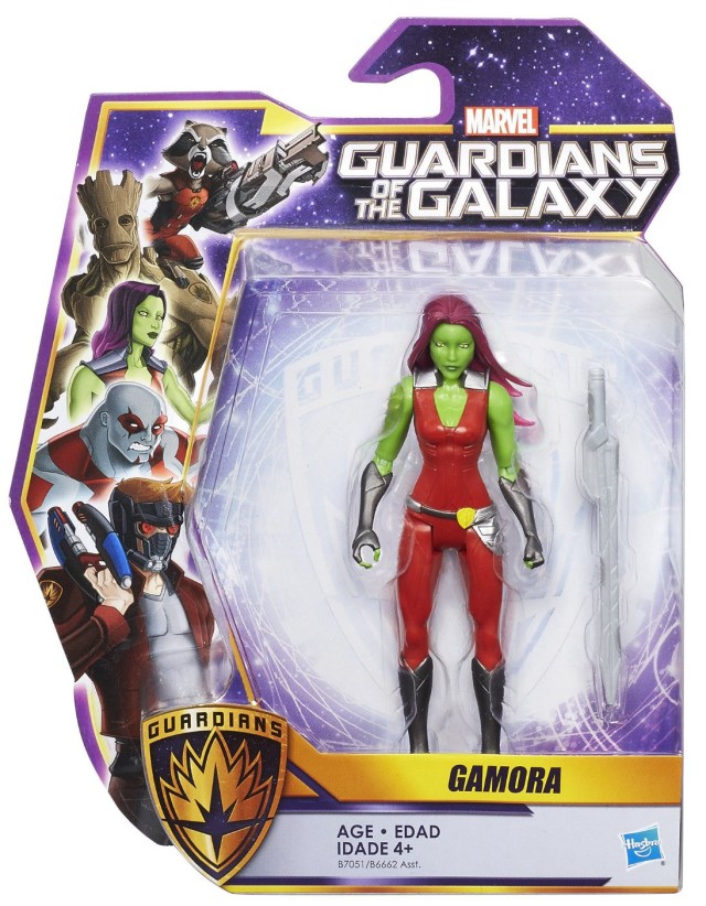 Guardians of the Galaxy Animated Gamora Figure Packaged