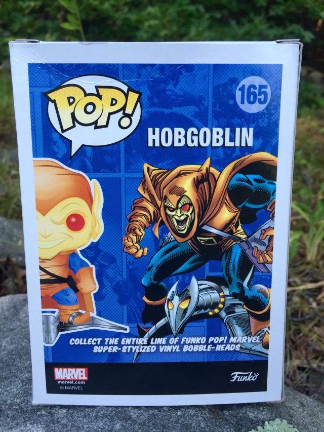 Box Back Funko Hobgoblin POP Vinyls Exclusive