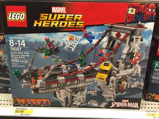 LEGO Spider-Man Web Warriors Ultimate Bridge Battle Set Box