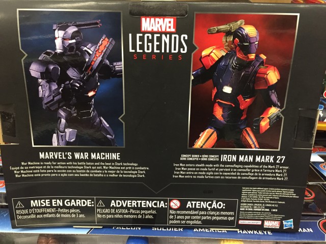 Box Back Target Civil War Marvel Legends 2-Pack