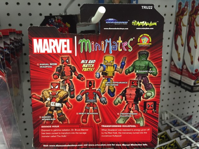 Toys R Us Minimates Hulkpool Hulk Packaging Back