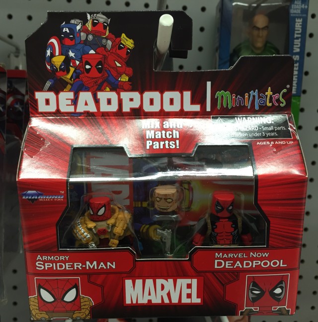 Marvel Minimates Deadpool & Armory Spider-Man Two-Pack