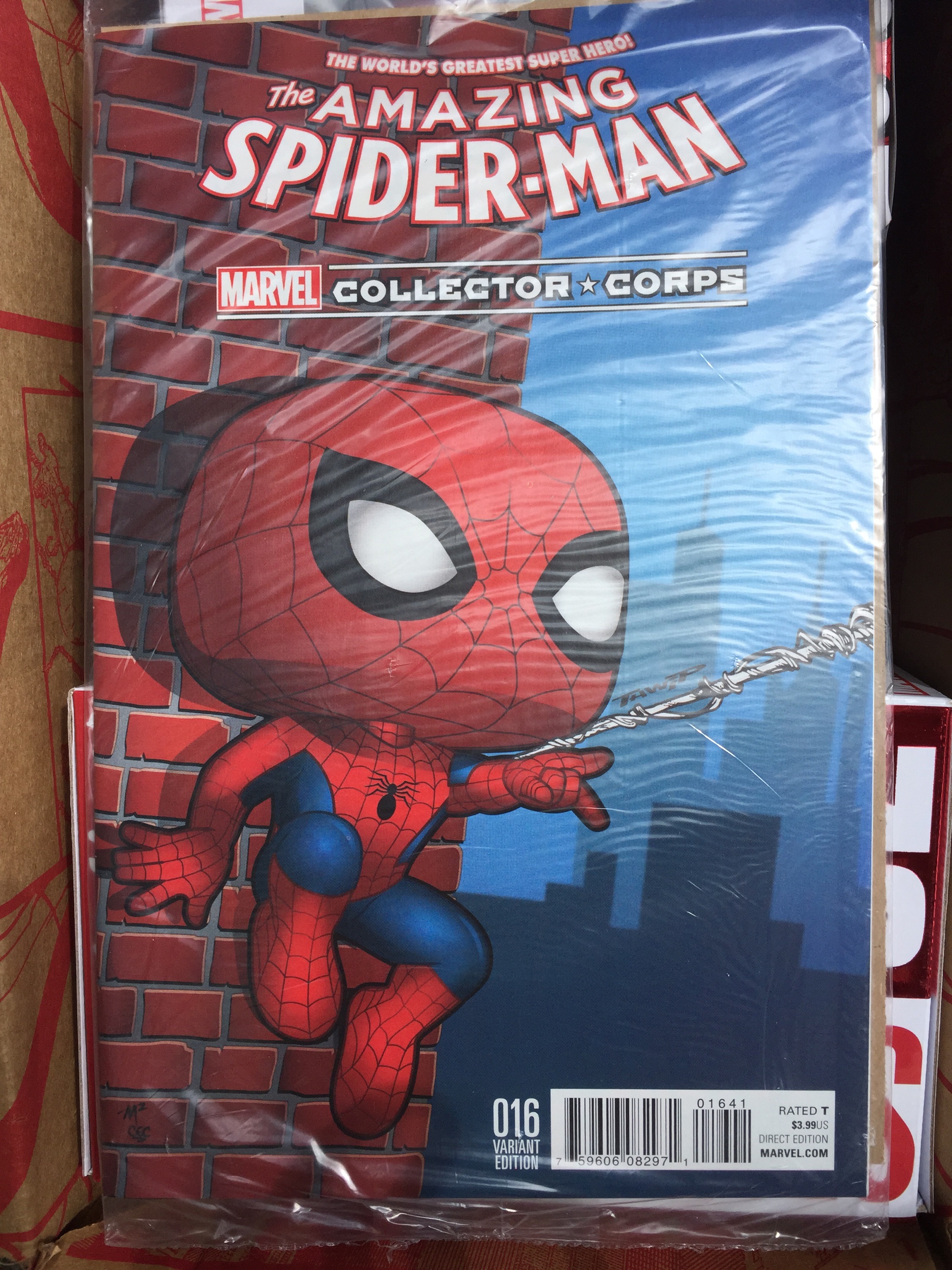 funko pop spider man far from home collector corps