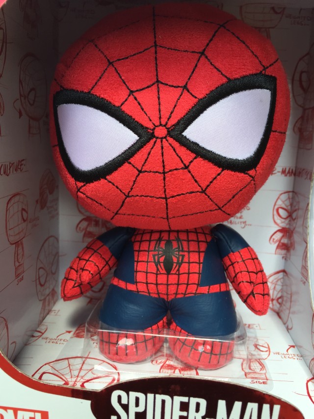 Close-Up of Exclusive Funko Fabrikations Spider-Man Toy