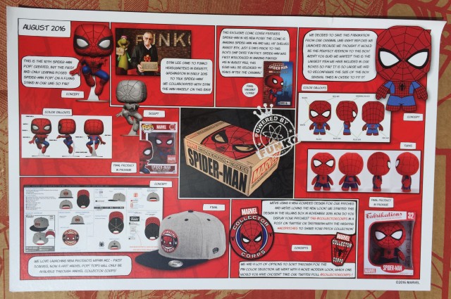 Marvel Collector Corps Spider-Man Box Spoilers Contents Insert