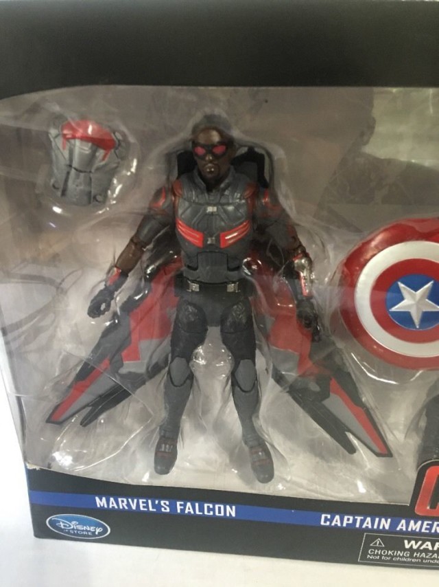 Marvel Legends Civil War Falcon Figure with Alternate Backpack