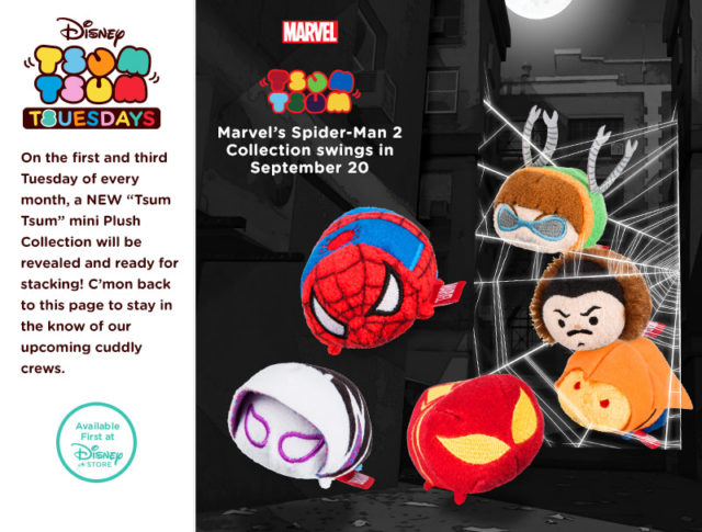 Disney Tsum Tsum Spider-Man Collection 2 Announcement Poster