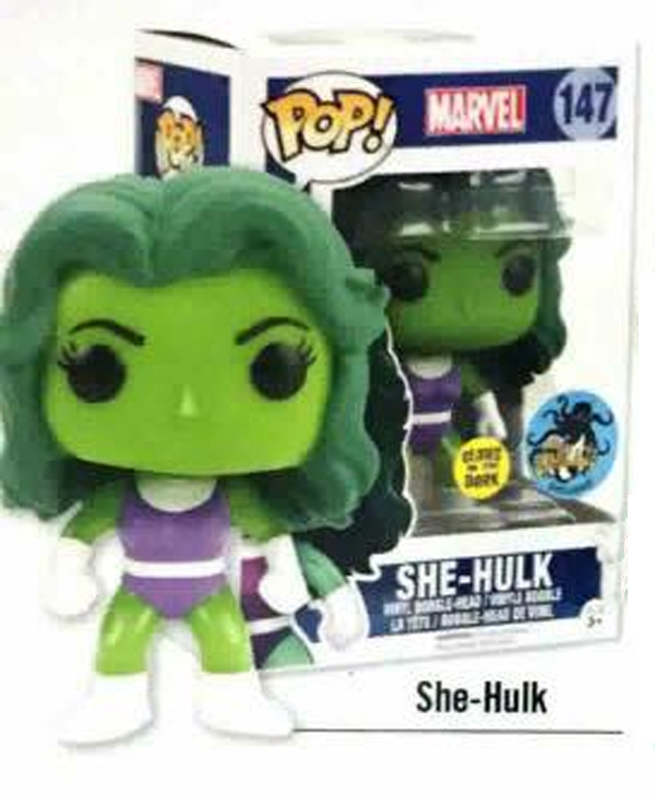 she hulk funko pop glow in the dark