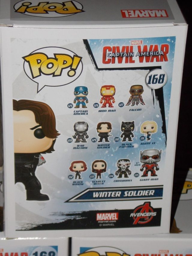 Funko POP Marvel 168 Winter Soldier Armless Variant Vinyl Figure