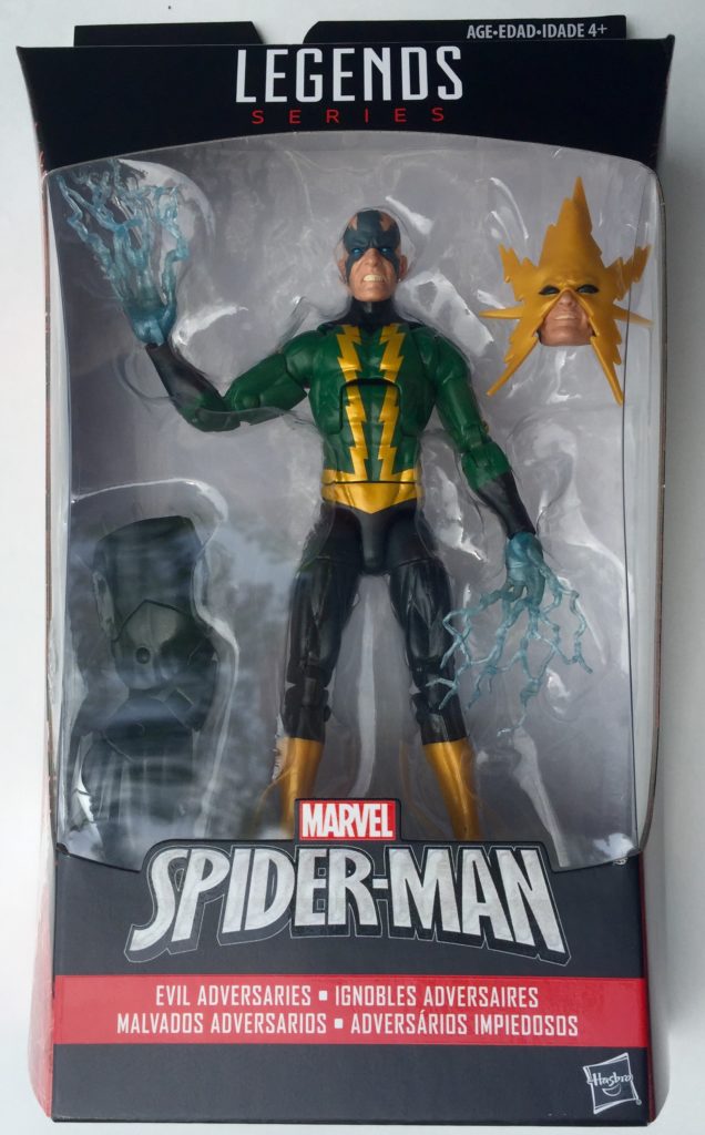 Packaged Spider-Man Marvel Legends Electro Figure 2016