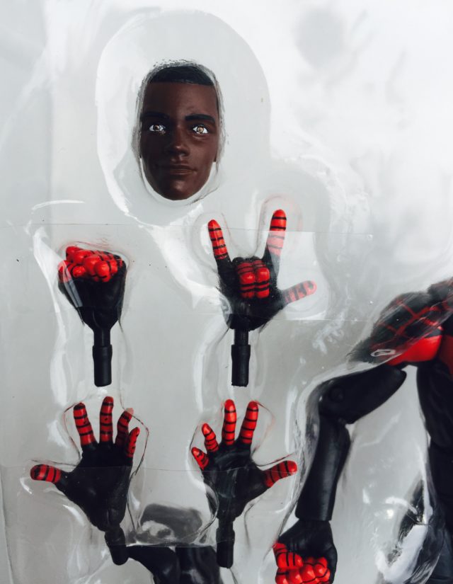 Alternate Hands for Hasbro 6" Marvel Legends Miles Morales Figure