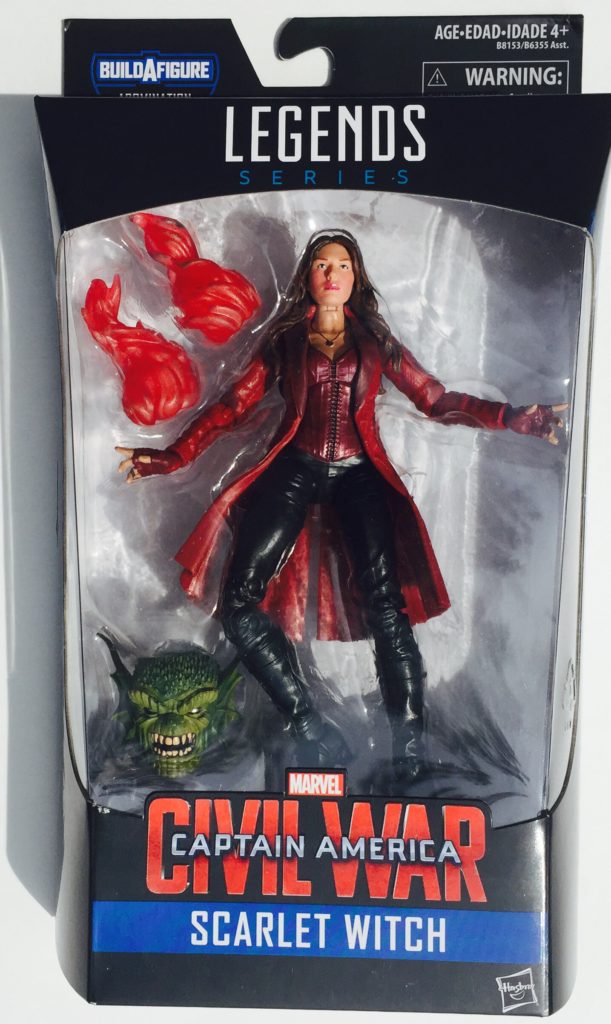 Marvel Legends Captain America Civil War Scarlet Witch Packaged