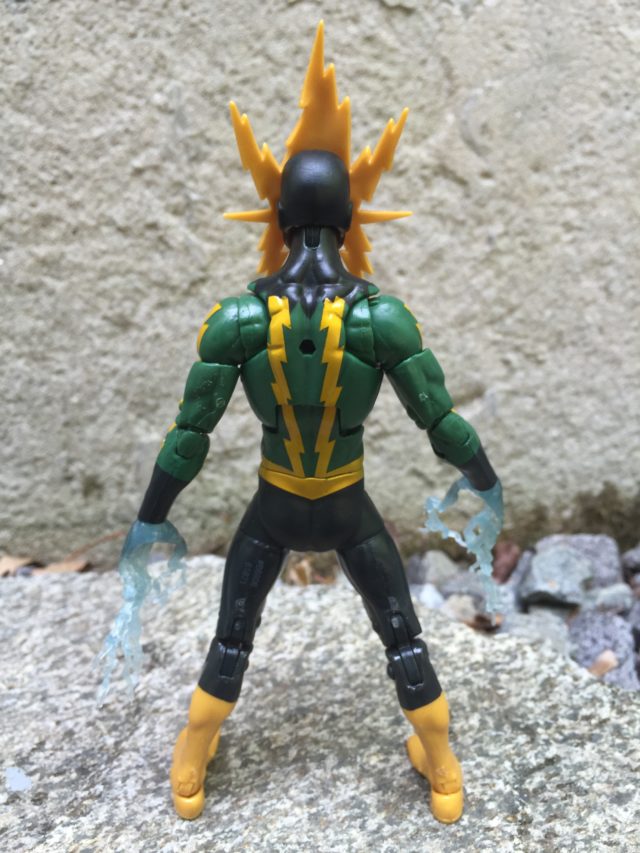 Back of Marvel Legends 2016 Electro Action Figure