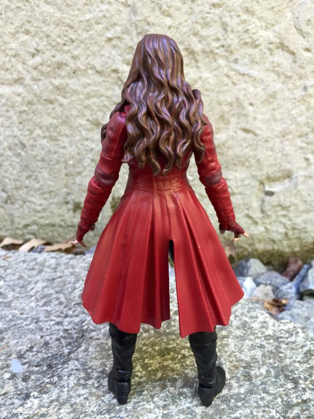 Back of 6" Marvel Legends Scarlet Witch Figure