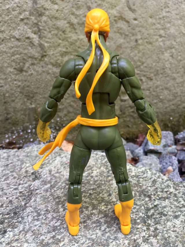 Back of Marvel Legends Iron Fist 2016 Figure