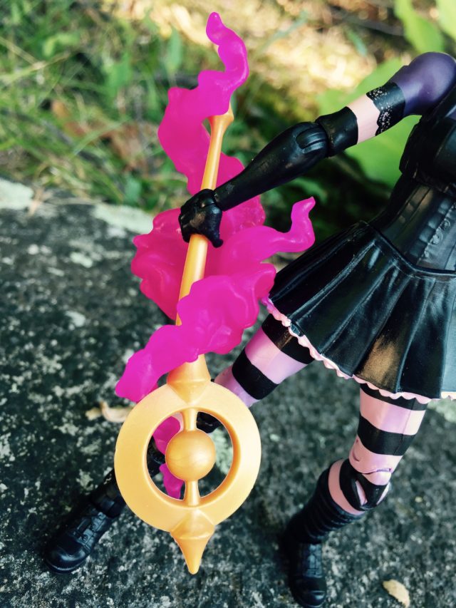 Close-Up of Missing Paint Deco on Doctor Strange Legends Nico Minoru Figure