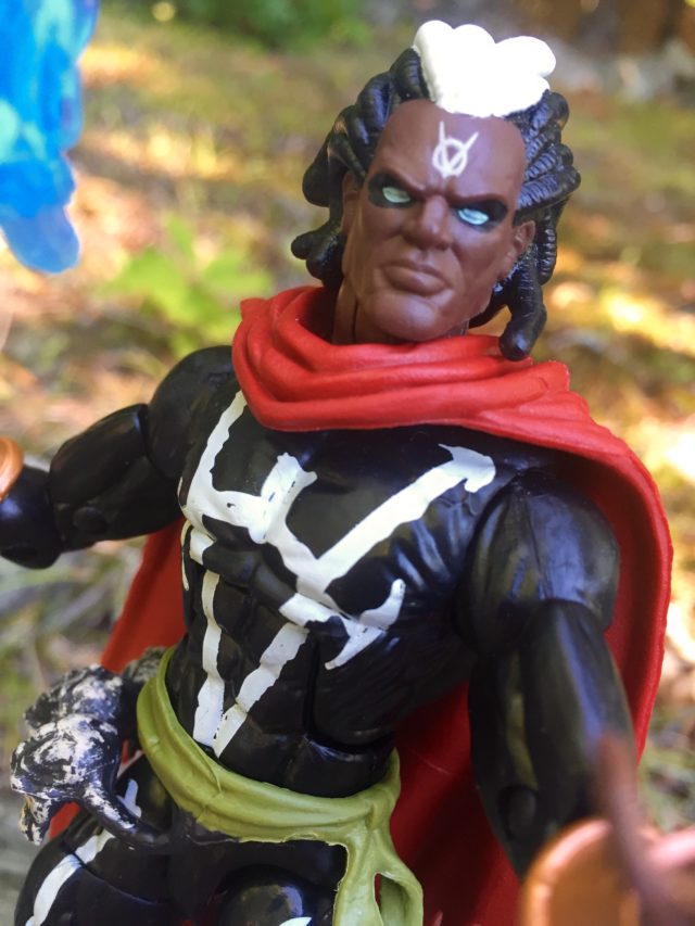 Close-Up of Doctor Strange Marvel Legends Brother Voodoo Figure Head Sculpt