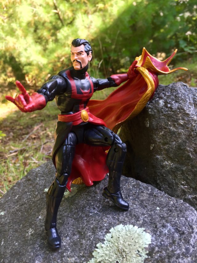 Comics-Based Marvel Legends Doctor Strange Figure Taking Off Cape