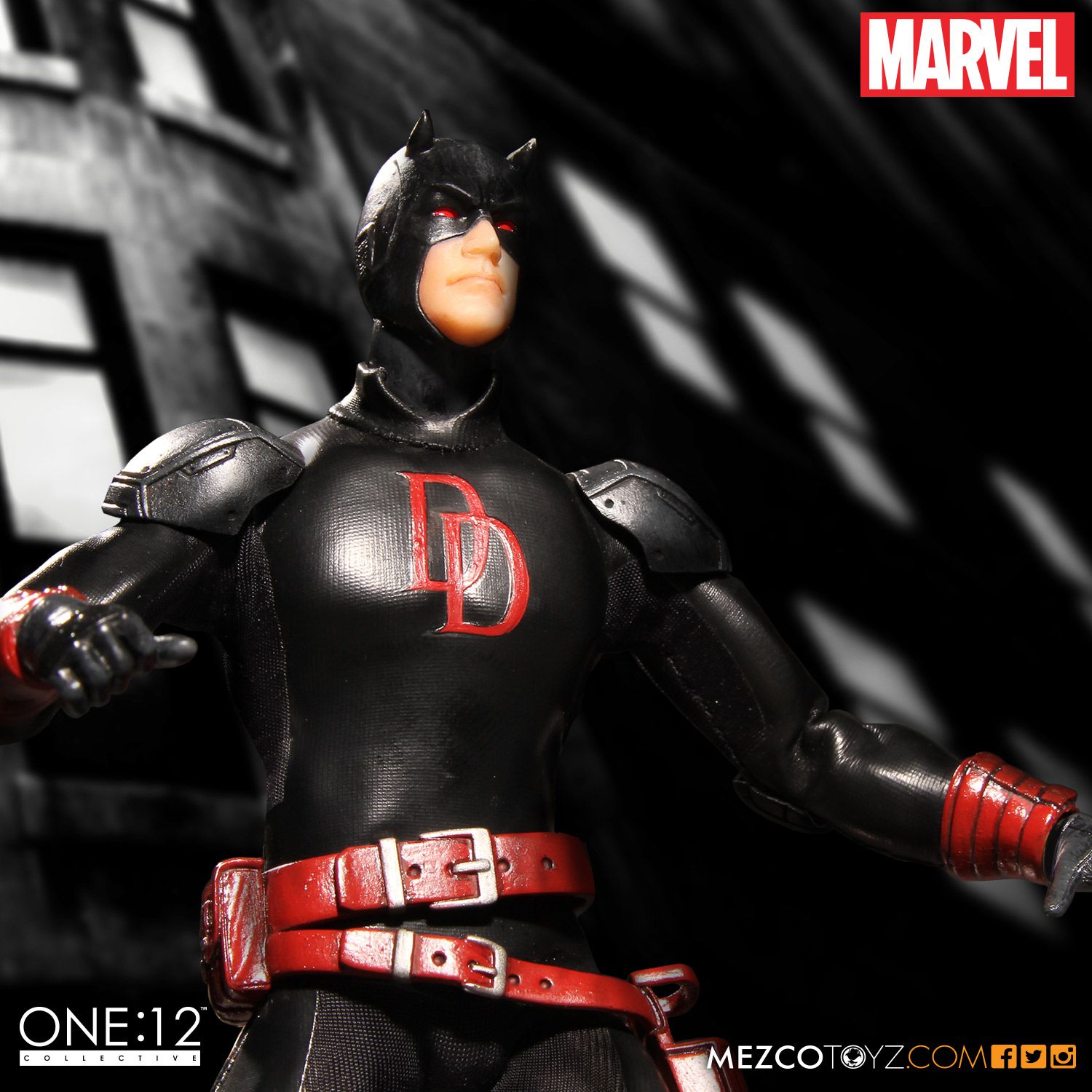 Mezco One 12 Collective Shadowland Daredevil 2016 NYCC for sale online 