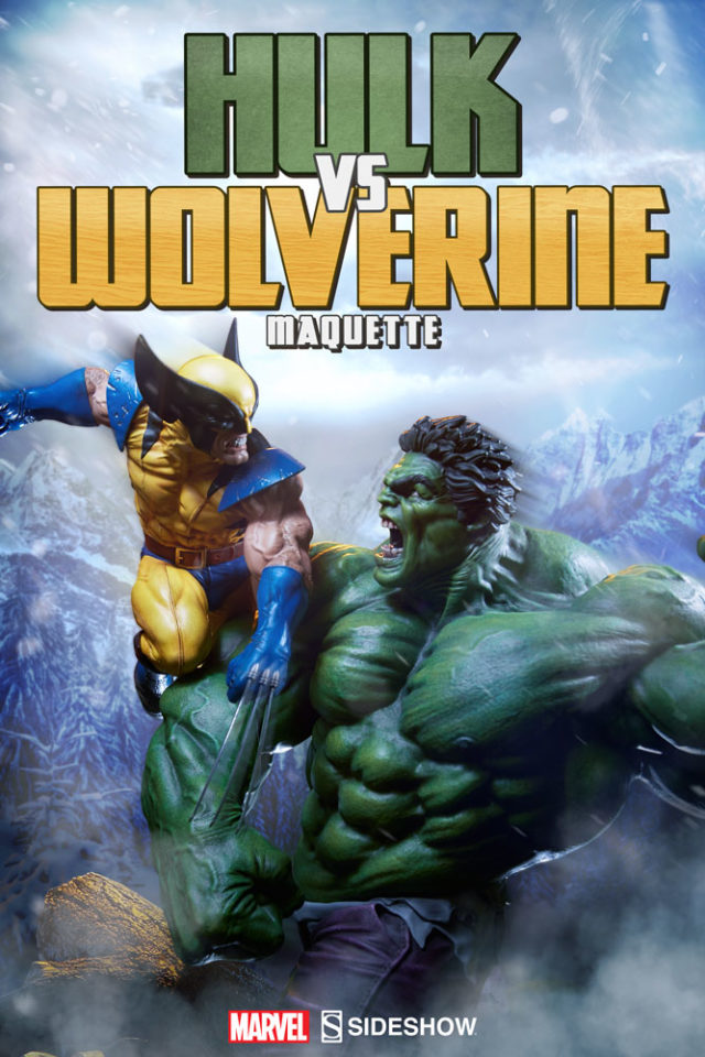 Sideshow Collectibles Hulk vs. Wolverine Maquette